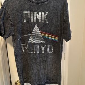 Pink Floyd “Dark Side of the Moon” Rhinestone Graphic Tee (Never Worn)